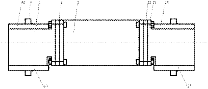 Secondary oscillating joint structure of underwater electric manipulator