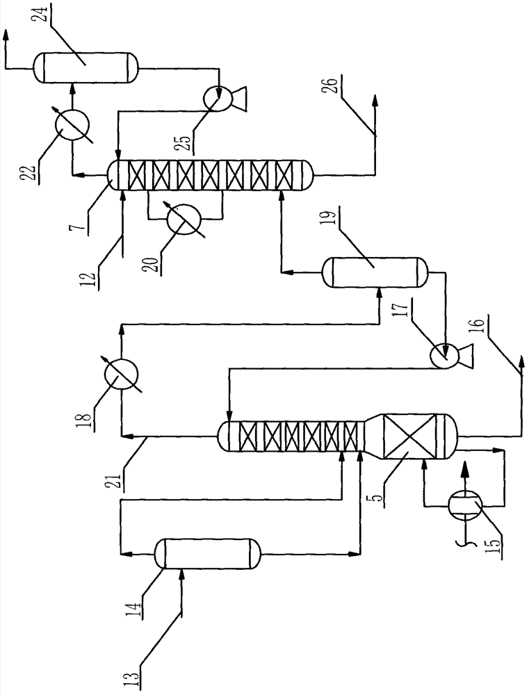 Method for separating low-carbon olefin gas