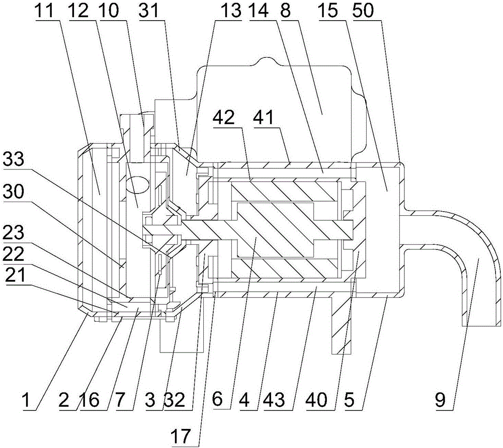 Solar water pump of constant-pressure water supply system