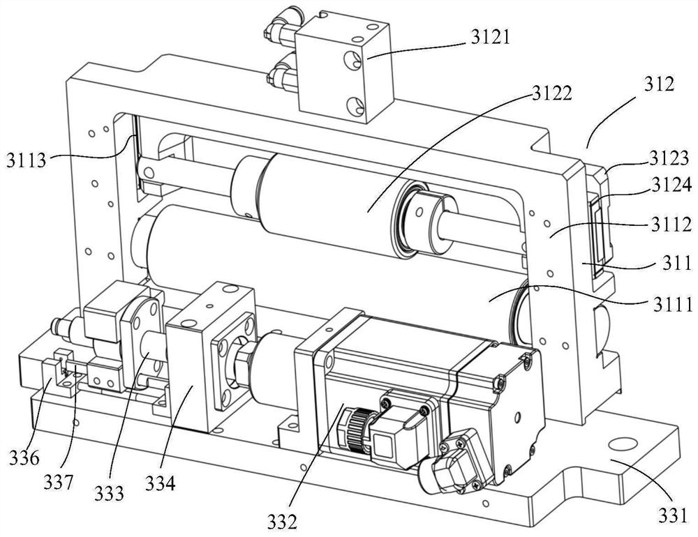 Deviation rectifying system and method for cutting and stacking all-in-one machine