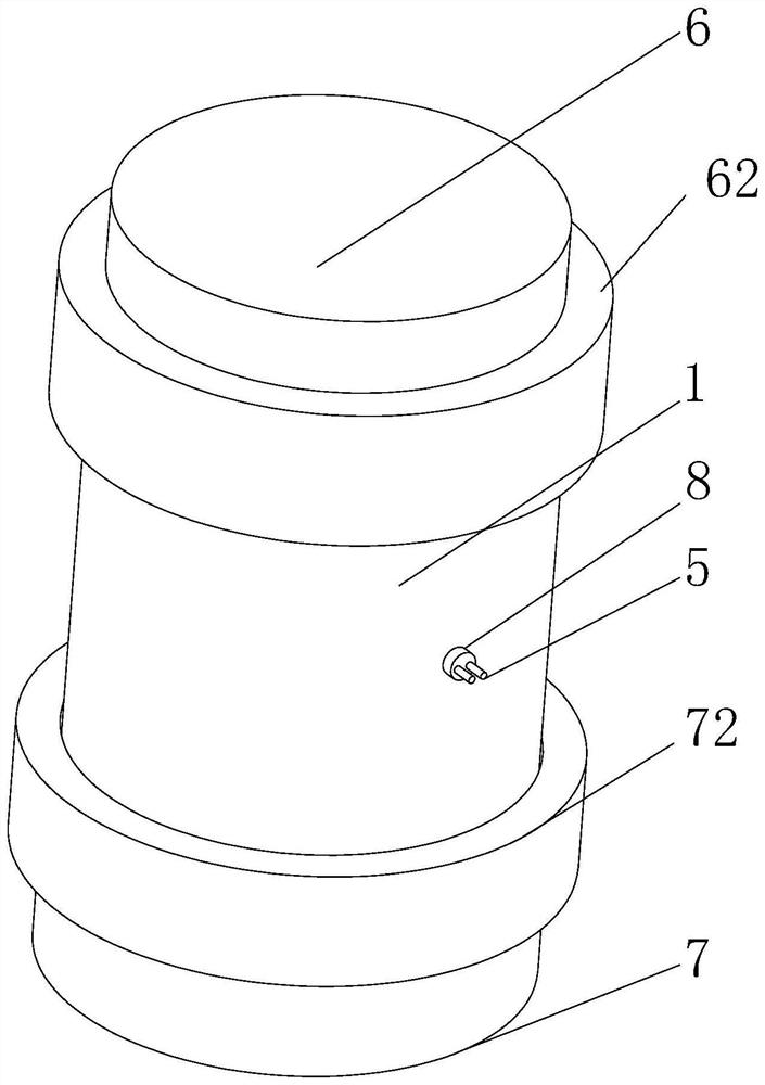 Convenient-to-disassemble lifting shaft for mining machinery