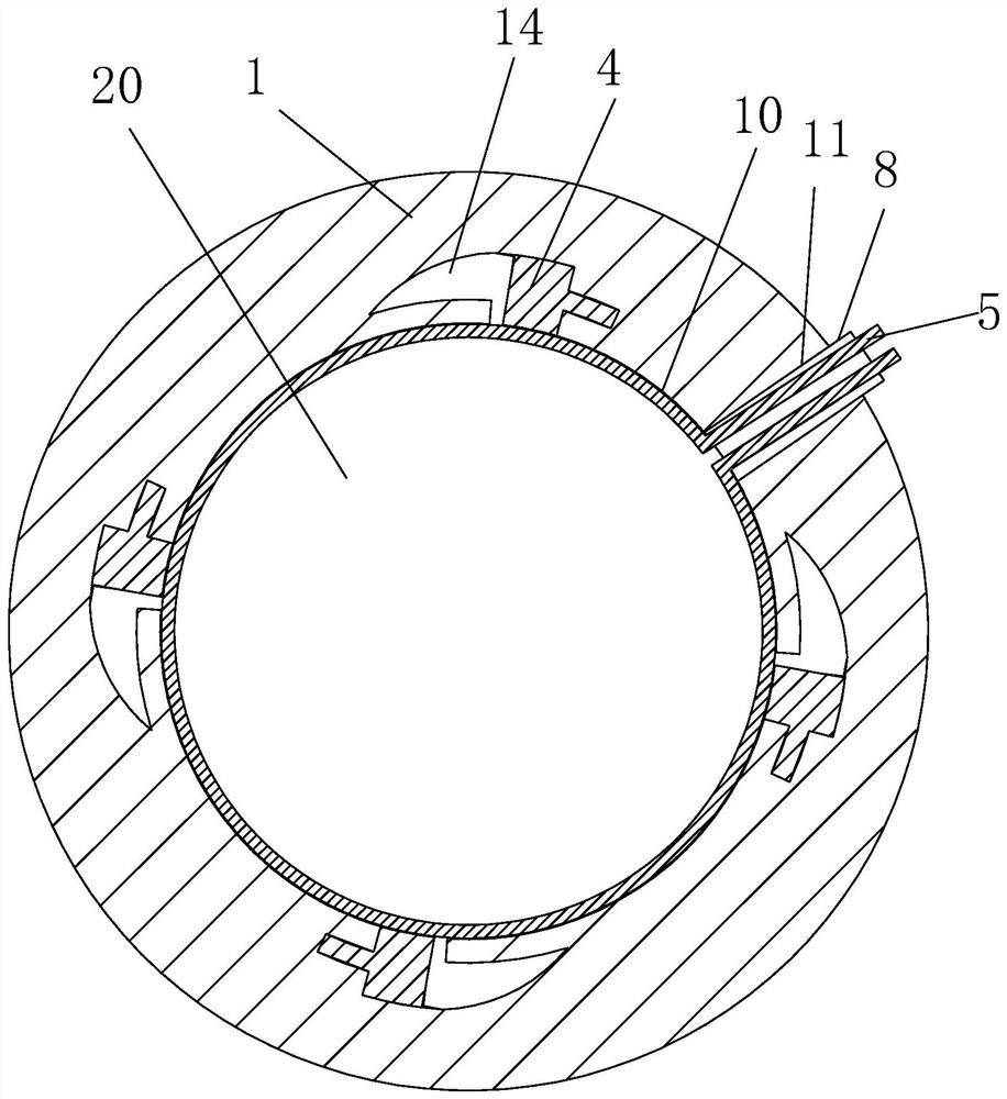 Convenient-to-disassemble lifting shaft for mining machinery