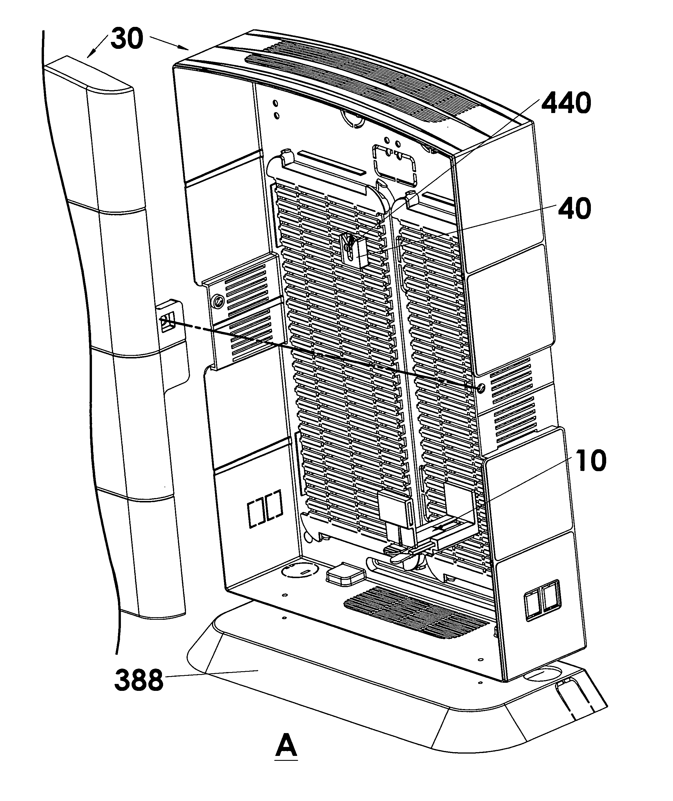 Unit for attaching and distribution of multimedia peripherals