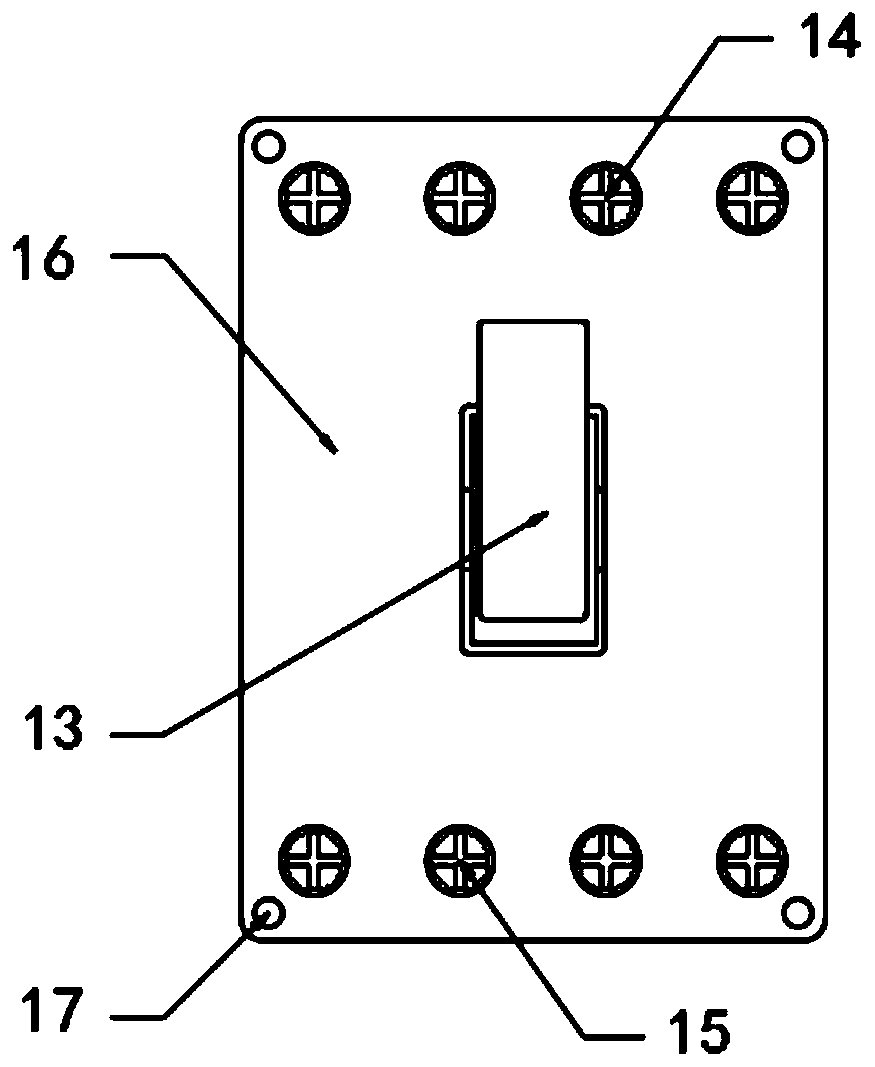 One-in two-out double-sided operation low-voltage molded case circuit breaker