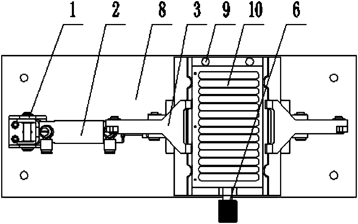 Special clamping equipment for double-sided pressing of plate workpieces