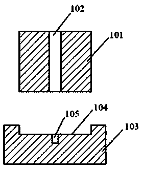 Mold for preparing solid-phase extraction stirring bar and preparation method thereof