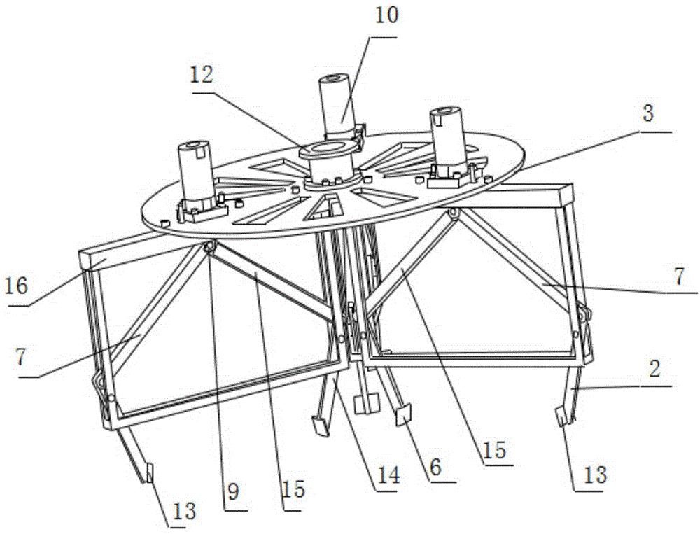 Electronic element stamping raw material feeding clamping mechanical hand and clamping method thereof