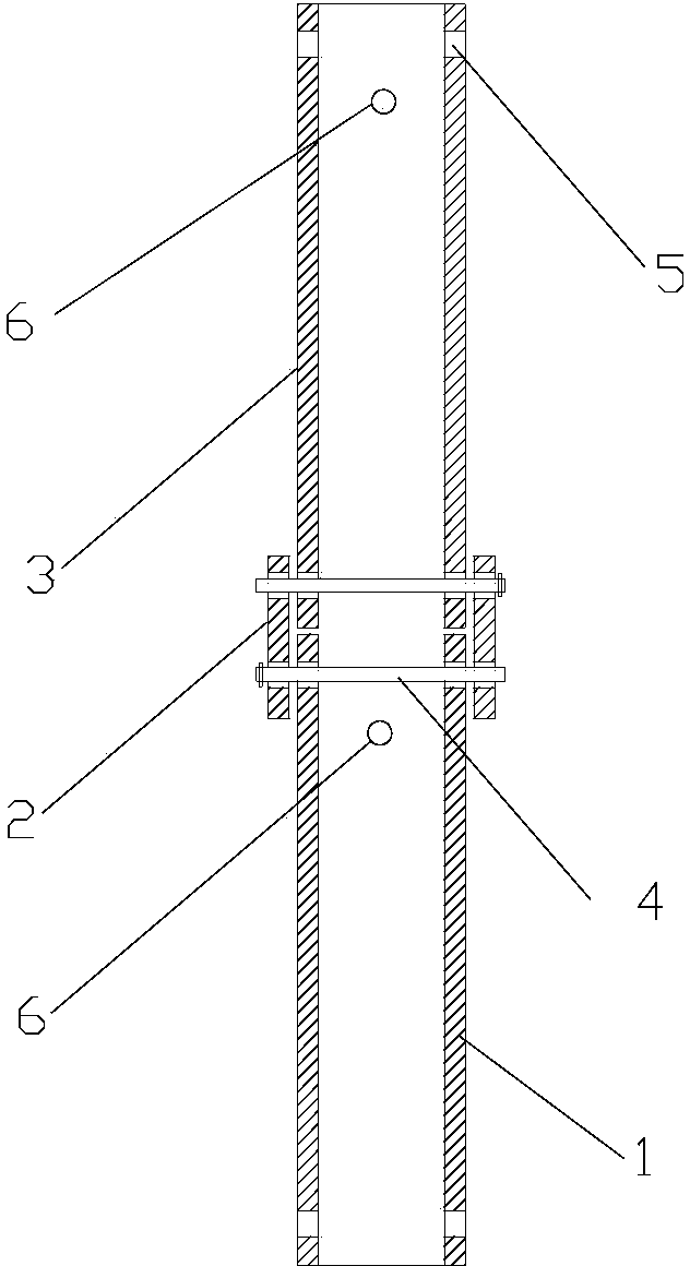 Supporting steel pipe device of underground added layer of existing building and installing method of supporting steel pipe device