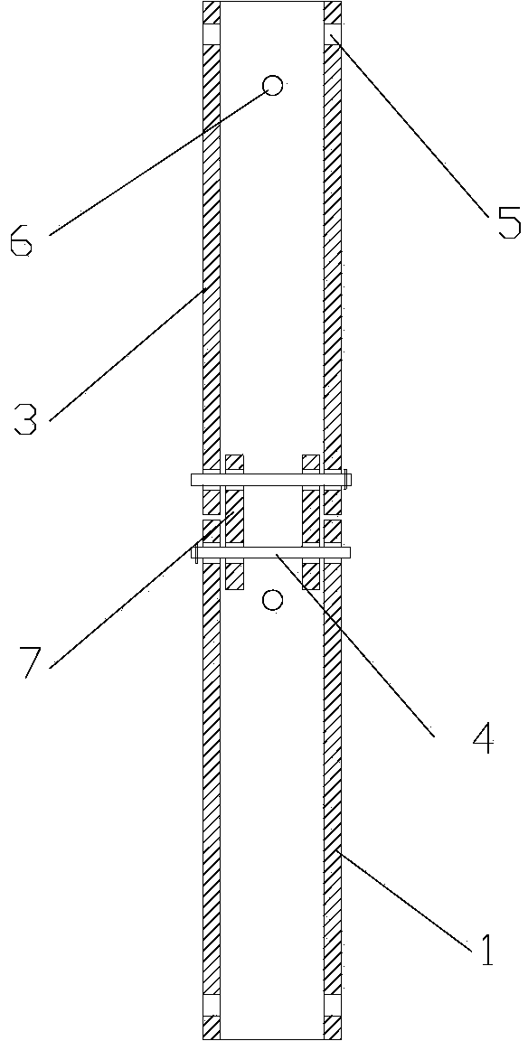 Supporting steel pipe device of underground added layer of existing building and installing method of supporting steel pipe device