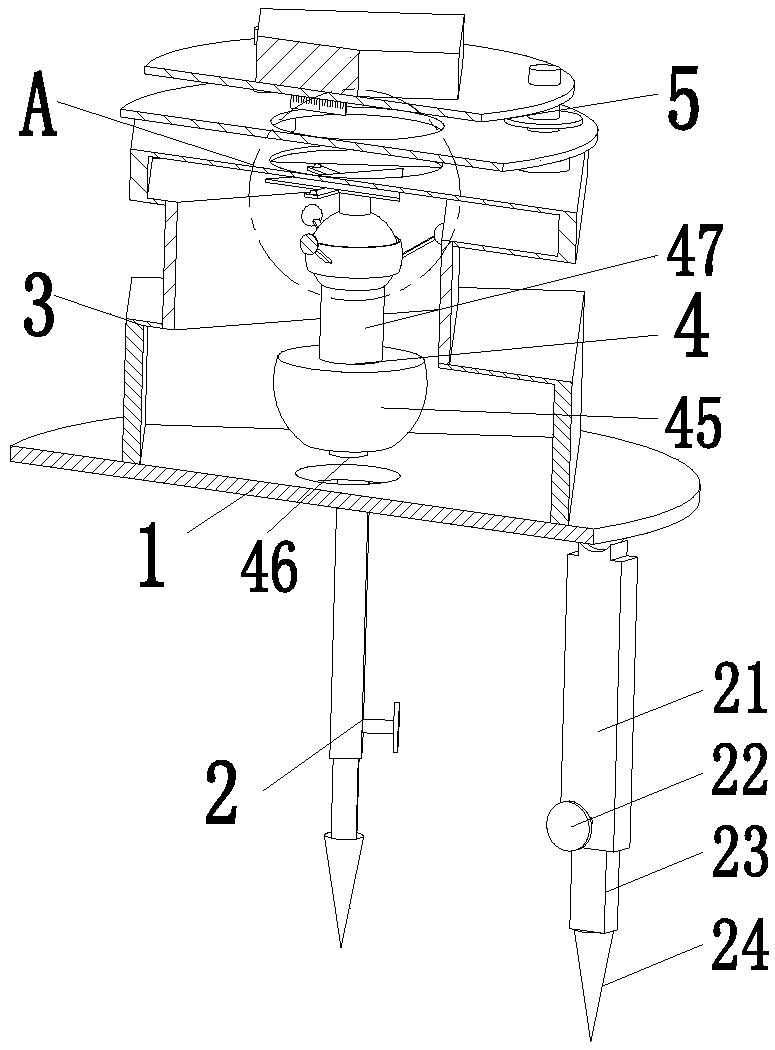 Receiver shelf for satellite positioning