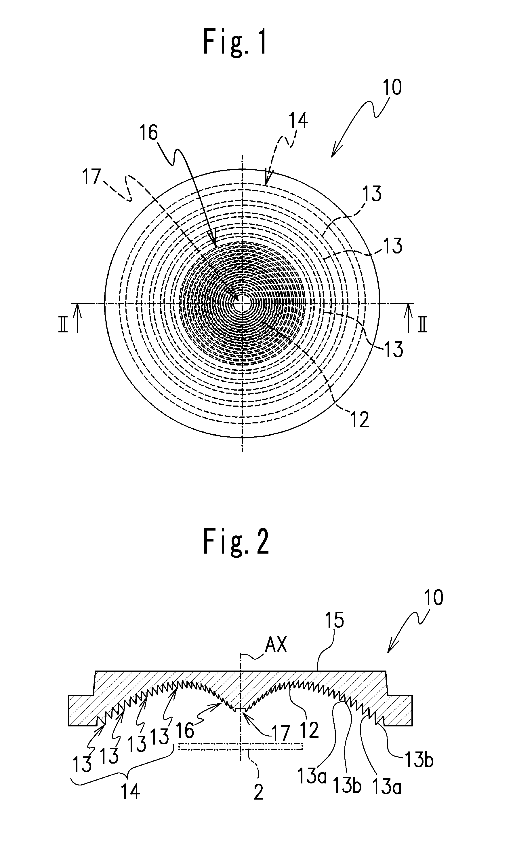 Lens member and optical unit using said lens member