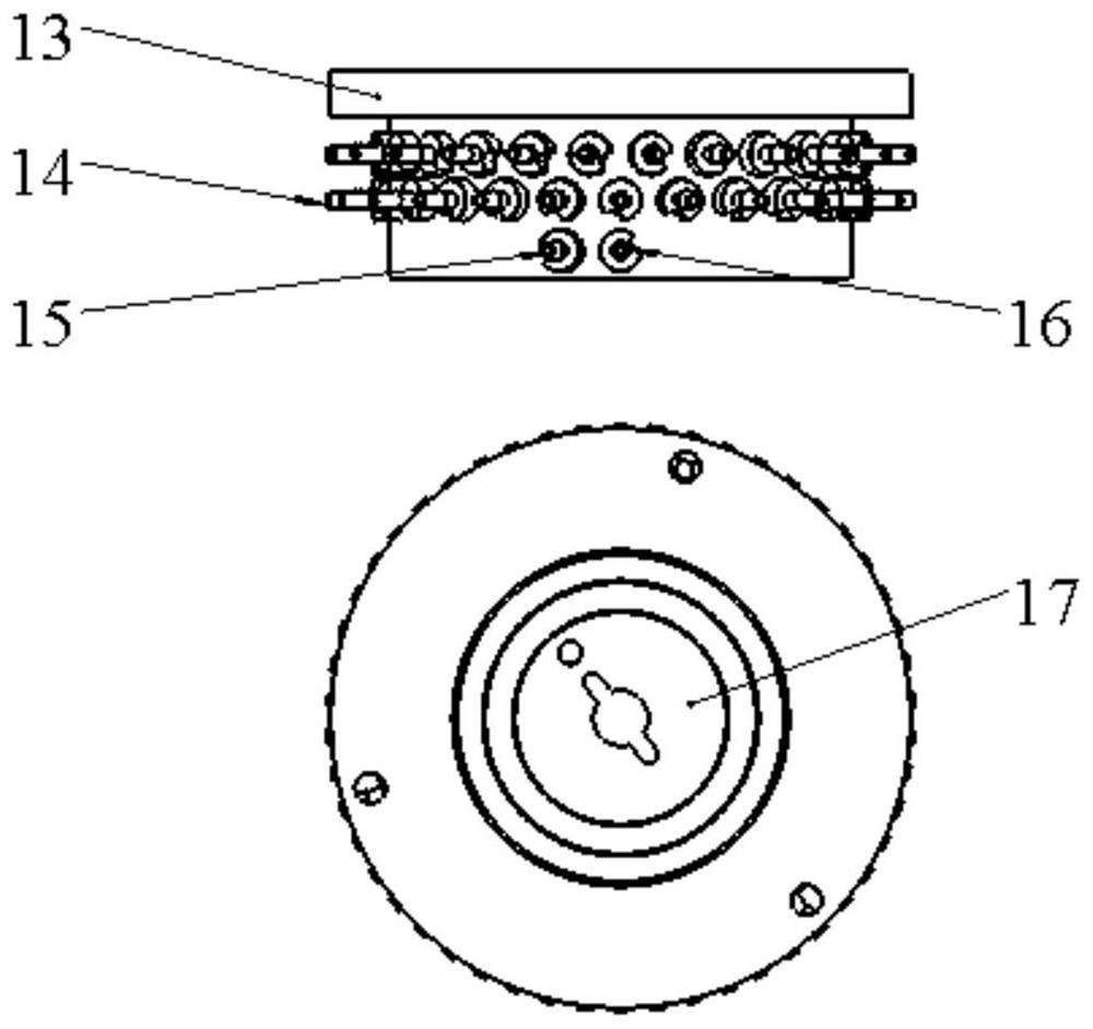 Deep-sea multi-path high-spatial-resolution water sampler carried on ROV (Remote Operated Vehicle)