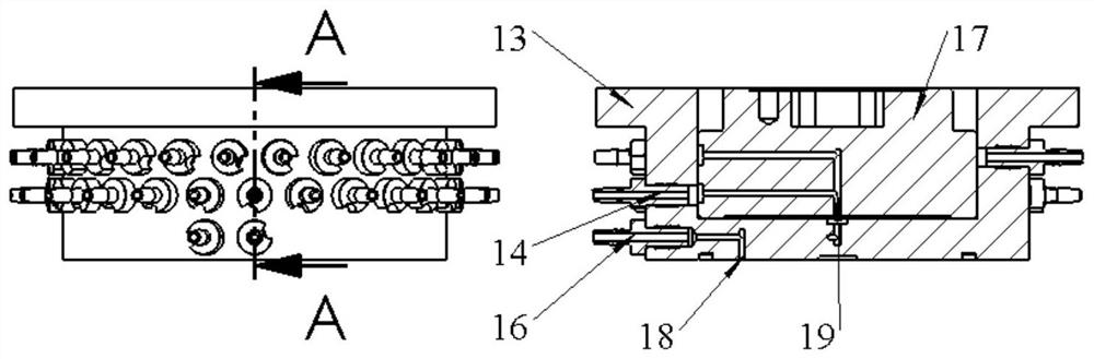 Deep-sea multi-path high-spatial-resolution water sampler carried on ROV (Remote Operated Vehicle)