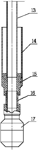 A kind of rotary jet sand cleaning method