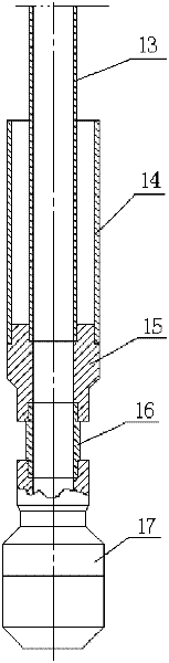 A kind of rotary jet sand cleaning method