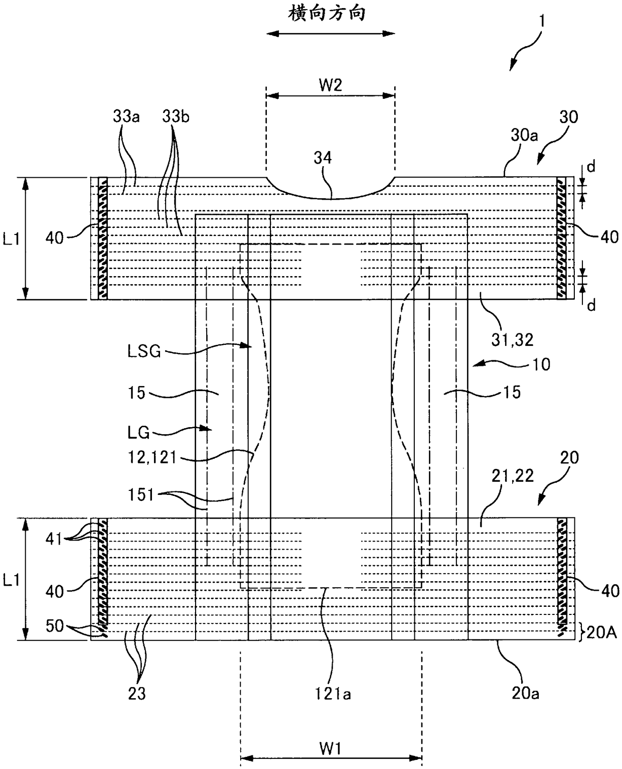 Underpants-type absorbent article and method for manufacturing underpants-type absorbent article