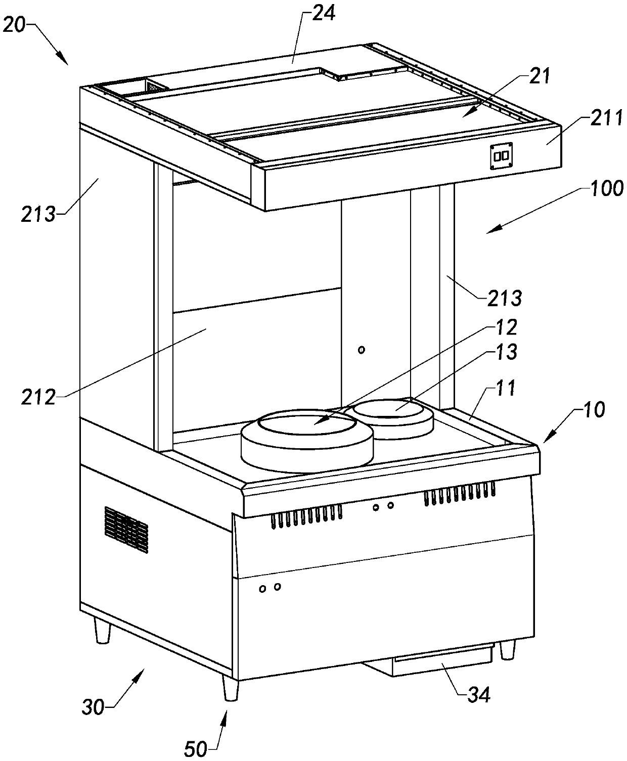 Oil fume purifying equipment and oil fume purifying method thereof