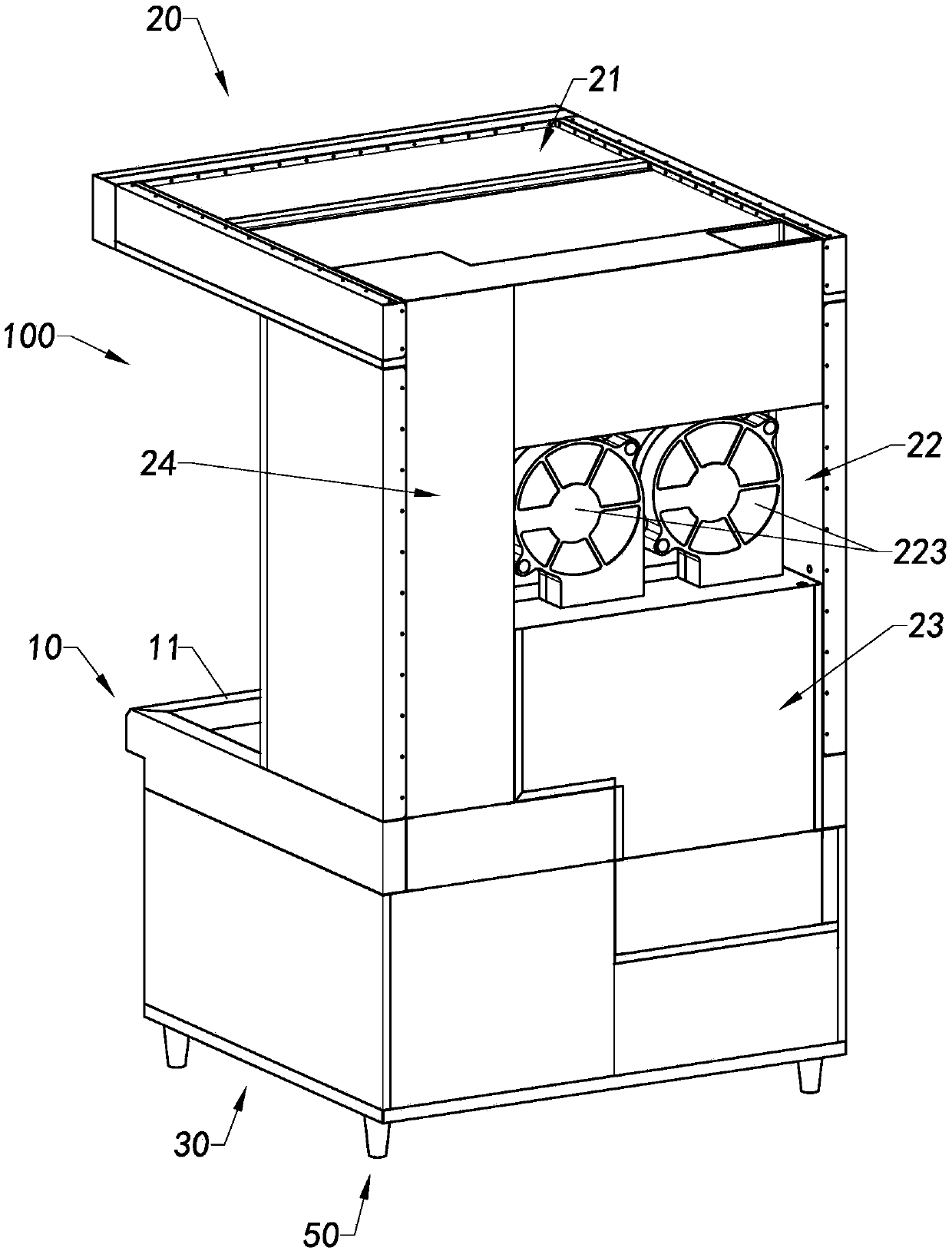 Oil fume purifying equipment and oil fume purifying method thereof