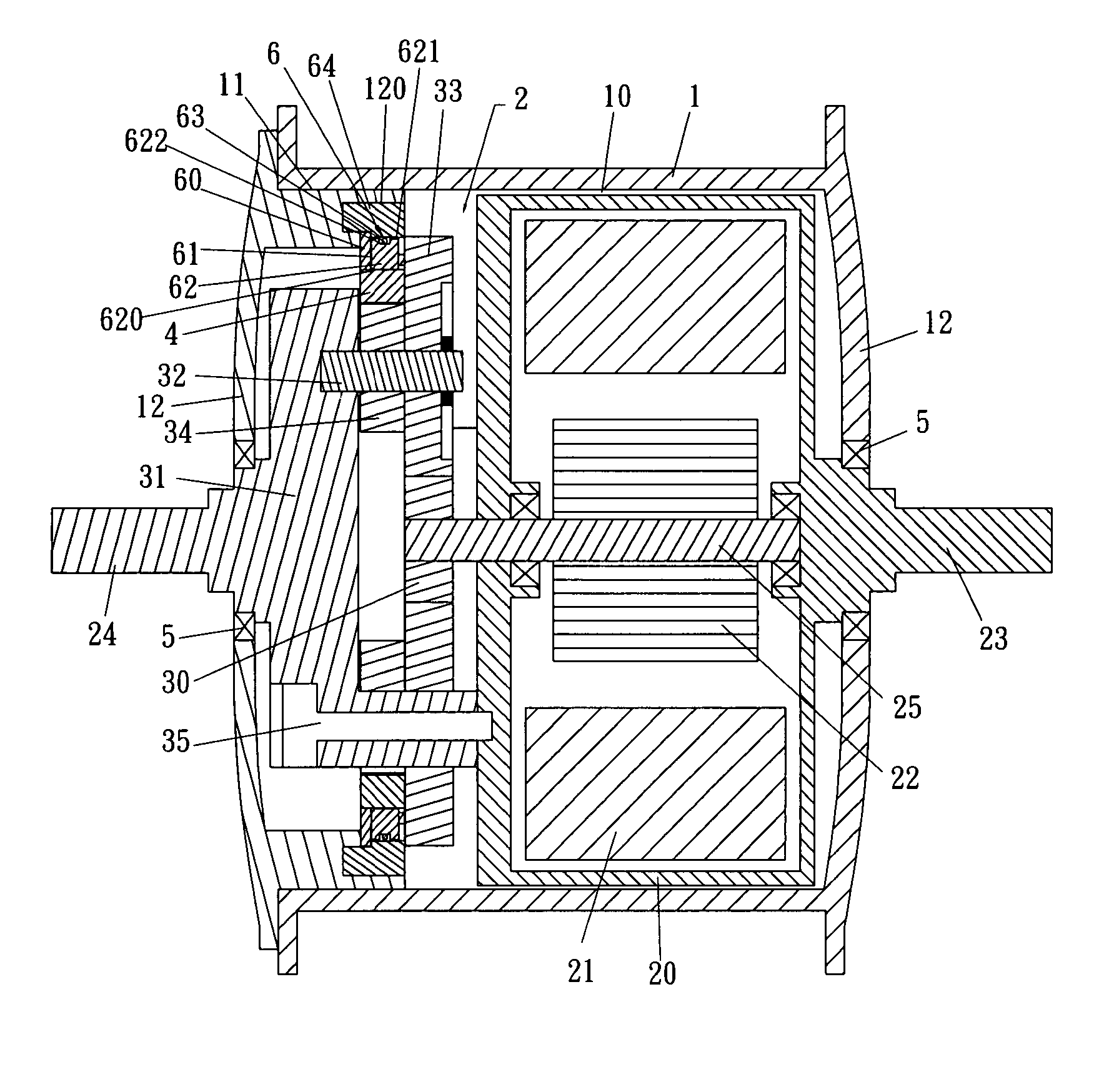 Hub motor mechanism