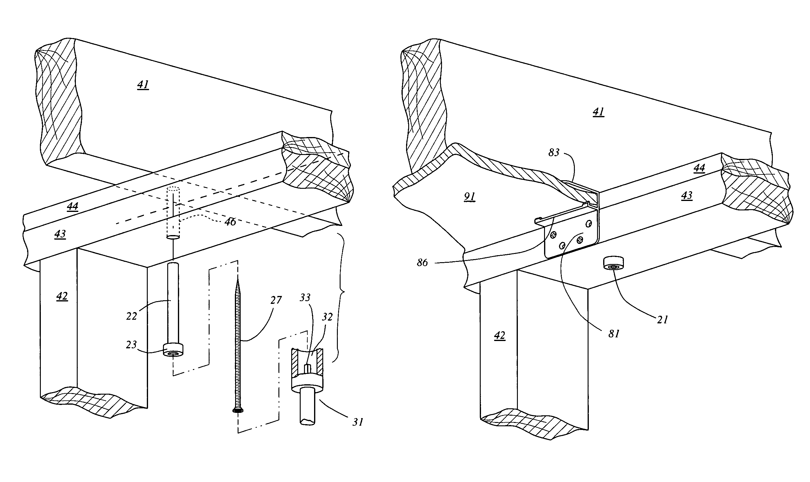 Method and apparatus for securing non-load bearing walls