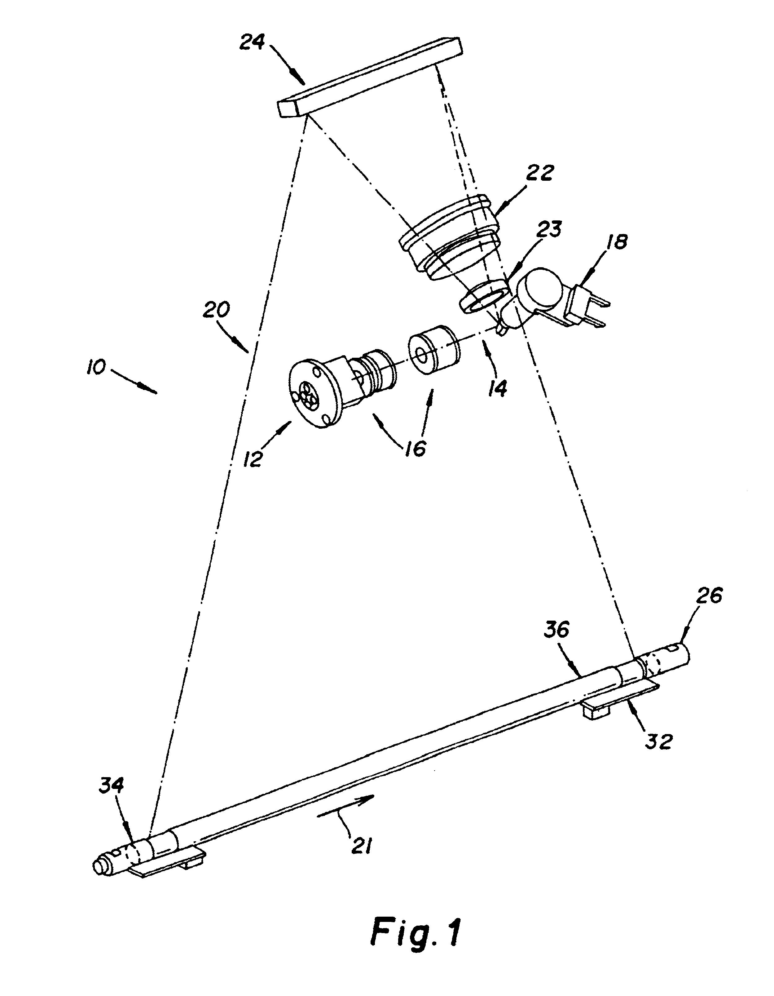 Decoupled alignment axis for fold mirror adjustment