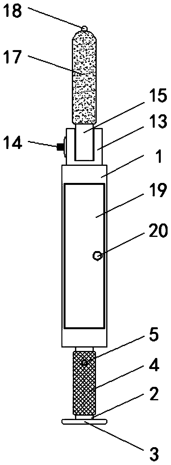 Carbon fiber cloth grinding device ensuring corner radian consistency