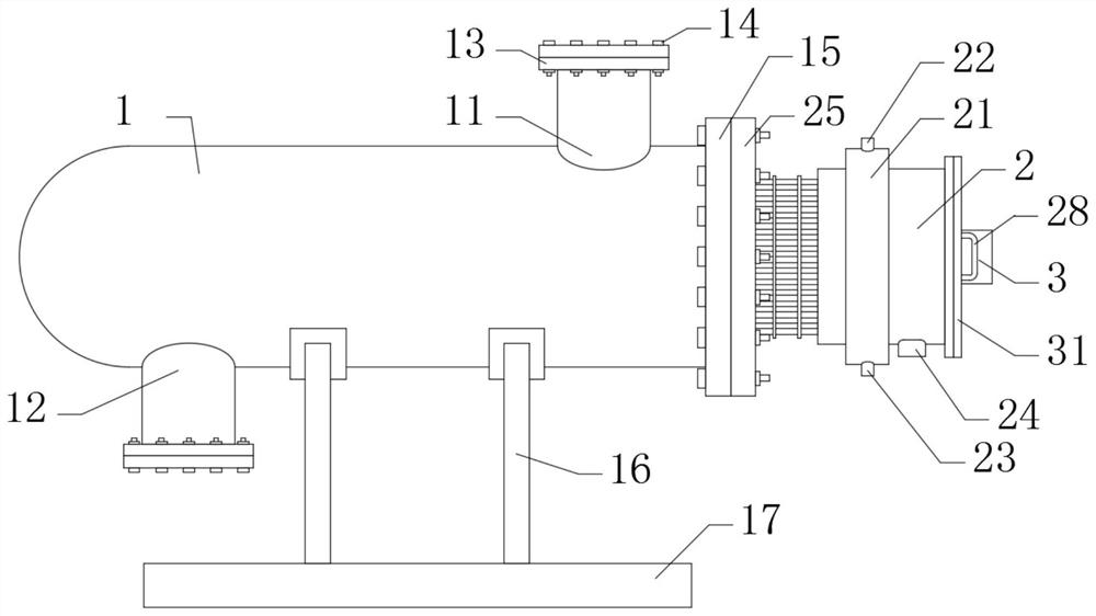 Flange heater