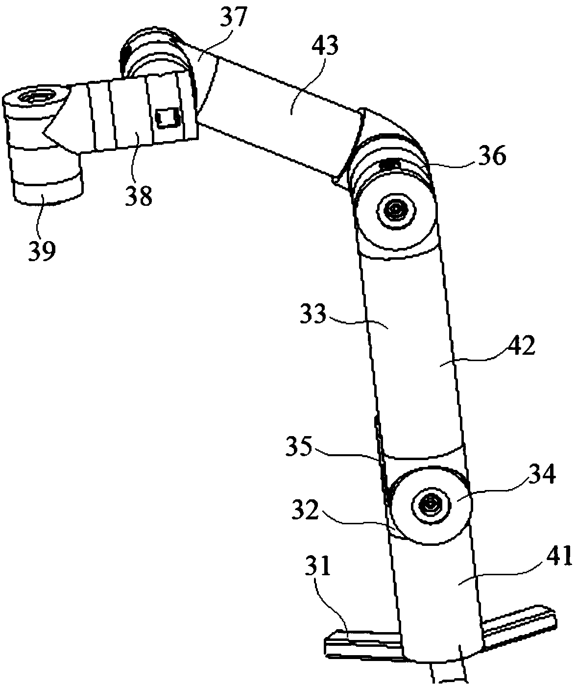 Six-degree-of-freedom intelligent cooperative robot