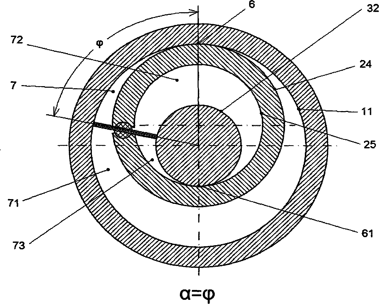 Rotary type fluid machine transfiguration mechanism