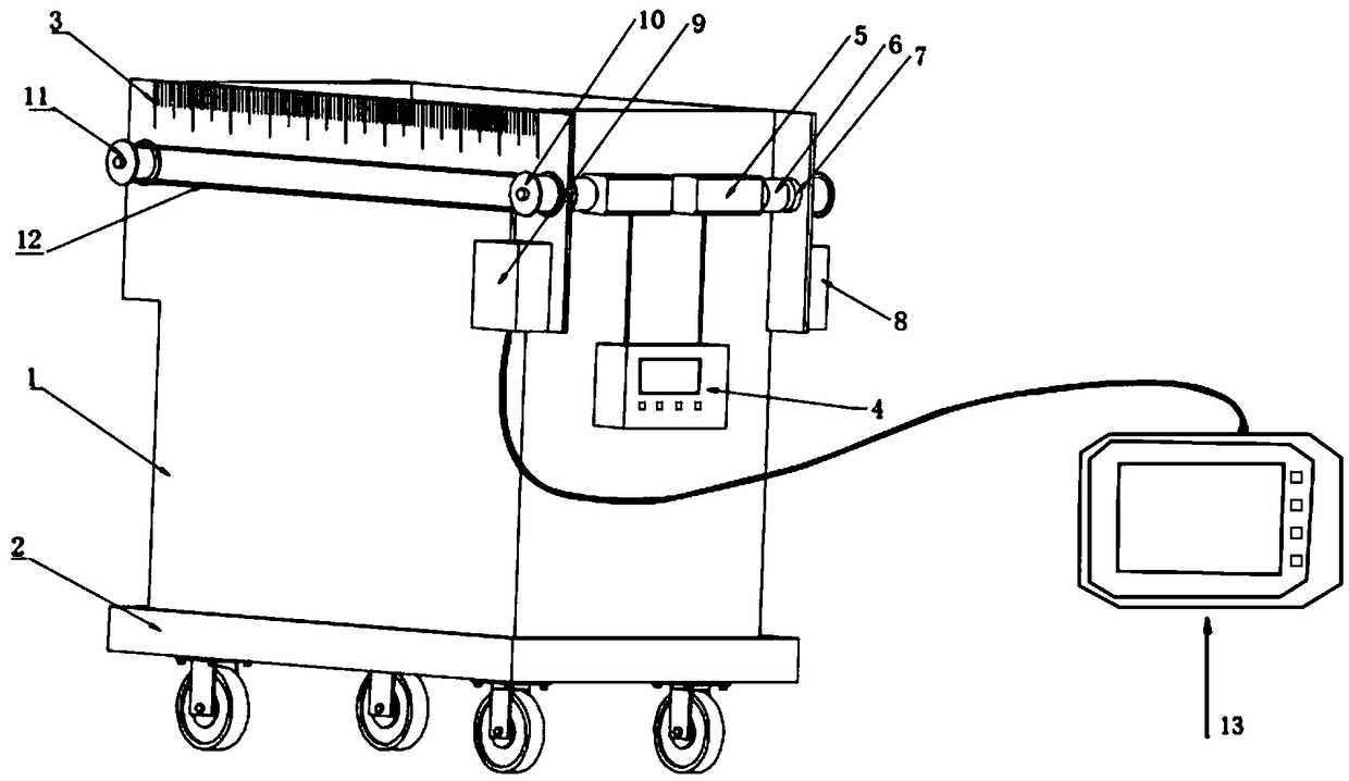 Experiment device for ground penetrating radar CT transmission detection