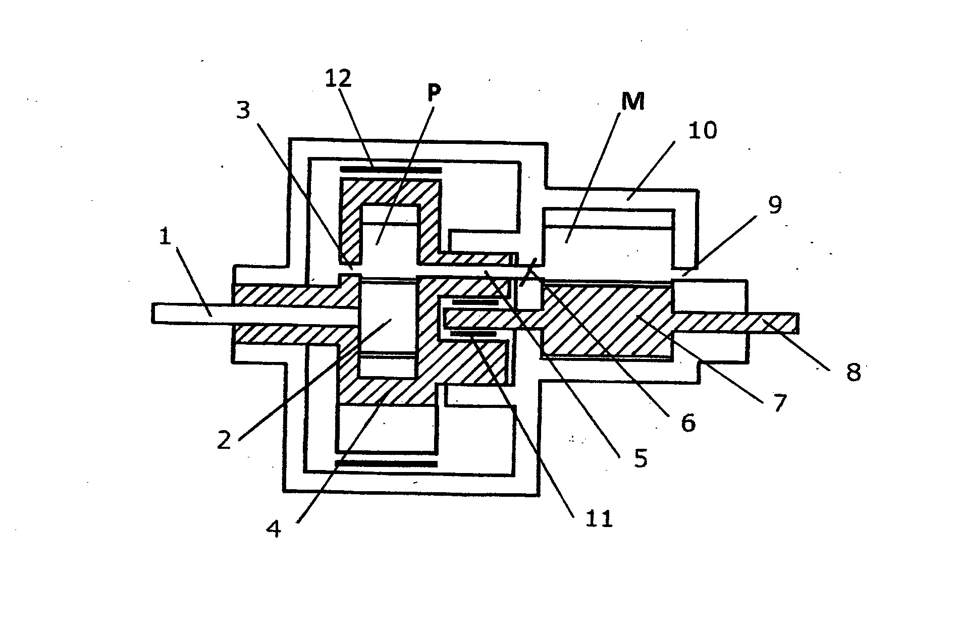 Hydraulic variable drive train