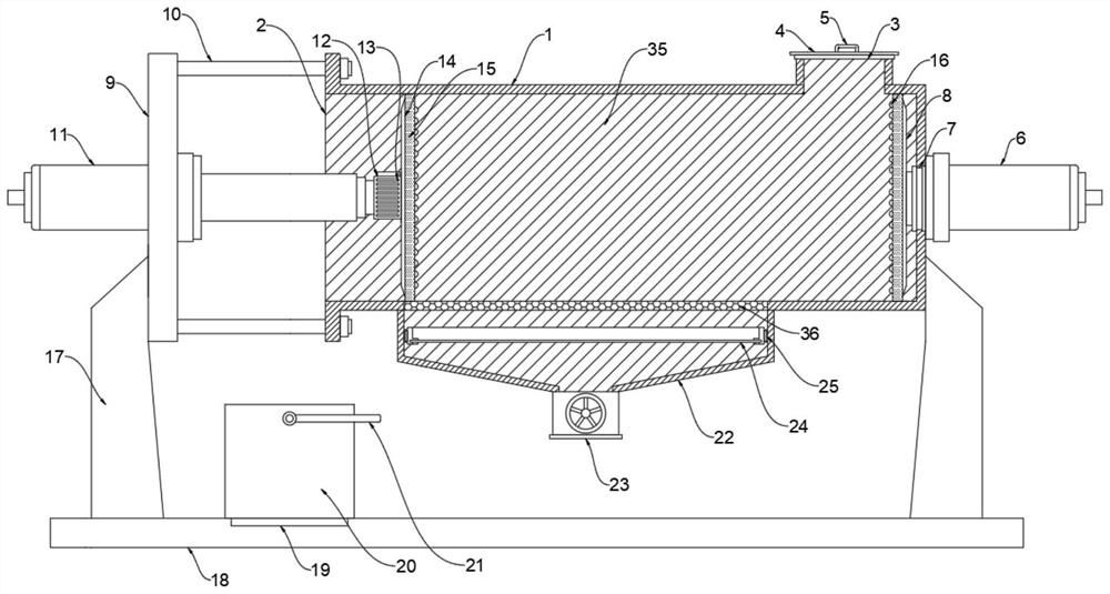 Multifunctional juicing production device for fruits with kernels