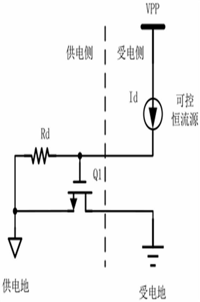 Differential driving circuit of floating isolation switch