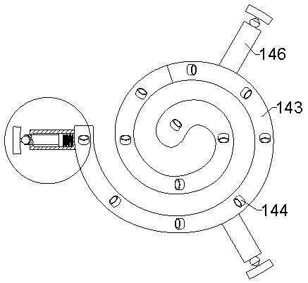 Filtering device for chemical water treatment