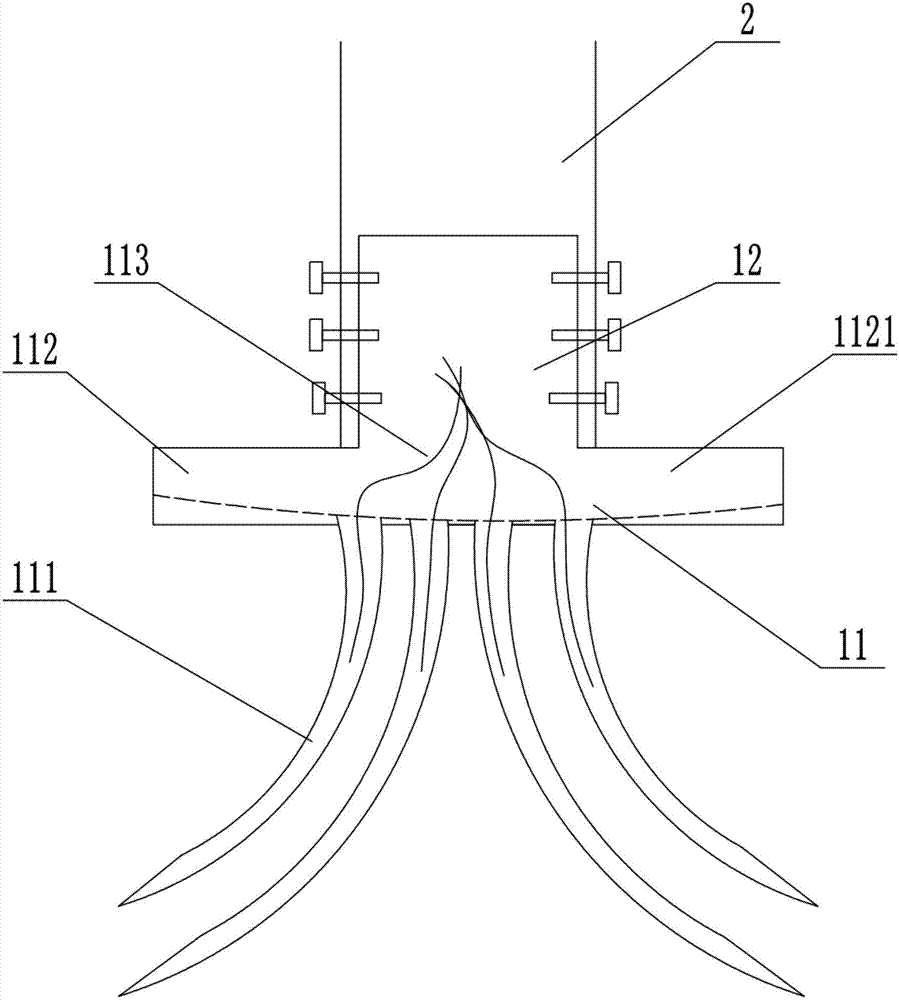 Ground pile of municipal concrete steel flyover and mounting method of ground pile