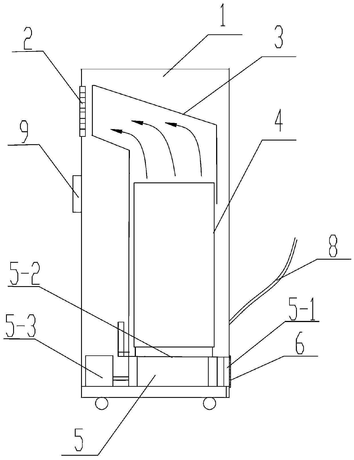 Carbon fiber air filtration sterilizer