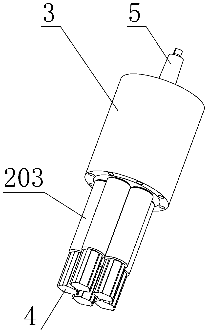 Equipment used for finish machining of cylinder hole in car air conditioner compressor shell