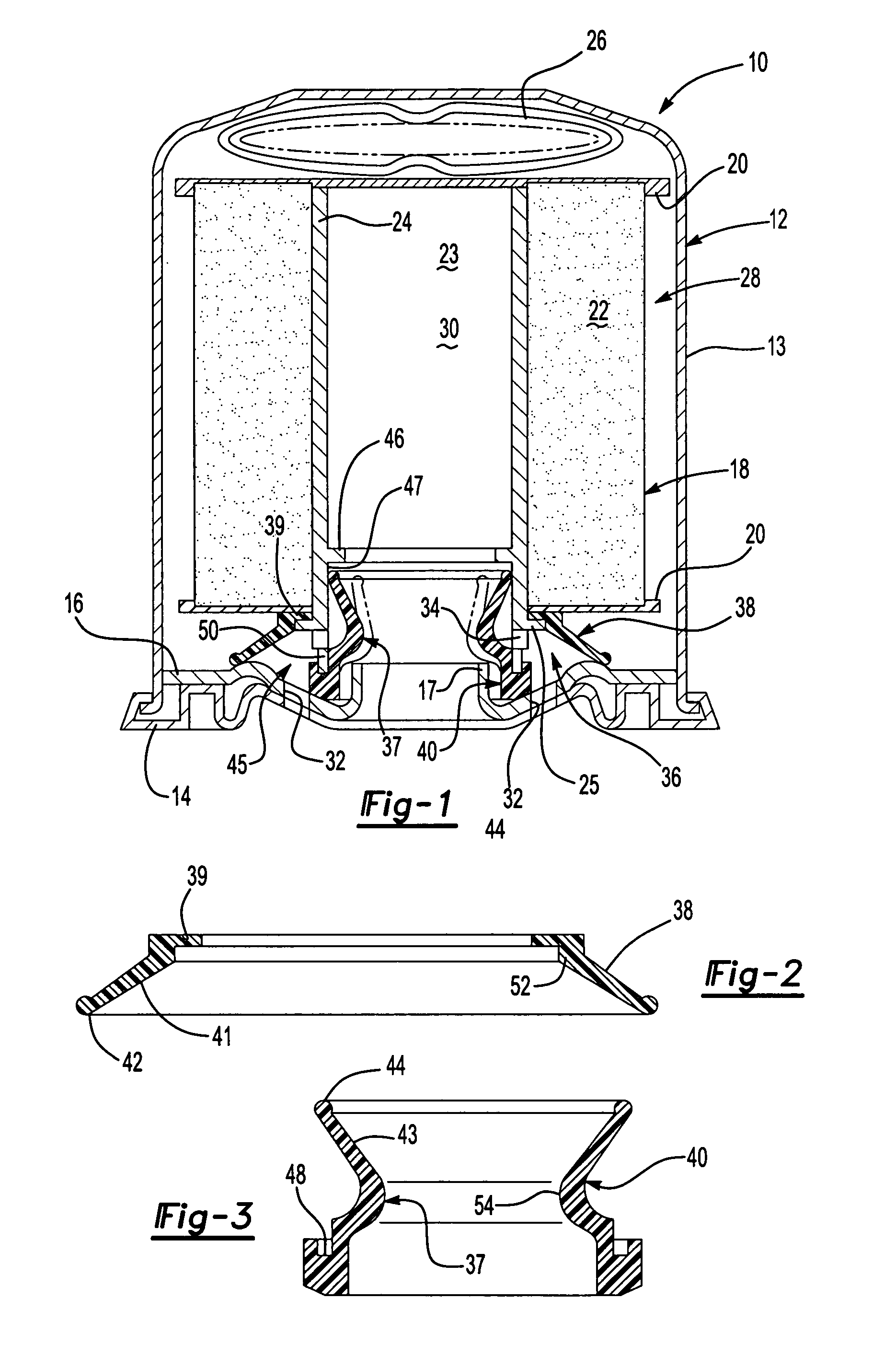 Two piece elastomer relief and anti-drain back valves for filter