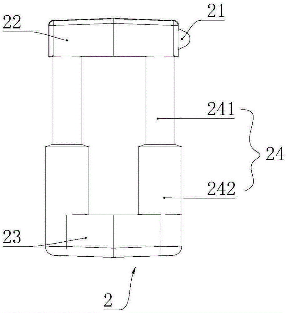 Sand casting die for casting of lower connecting plate