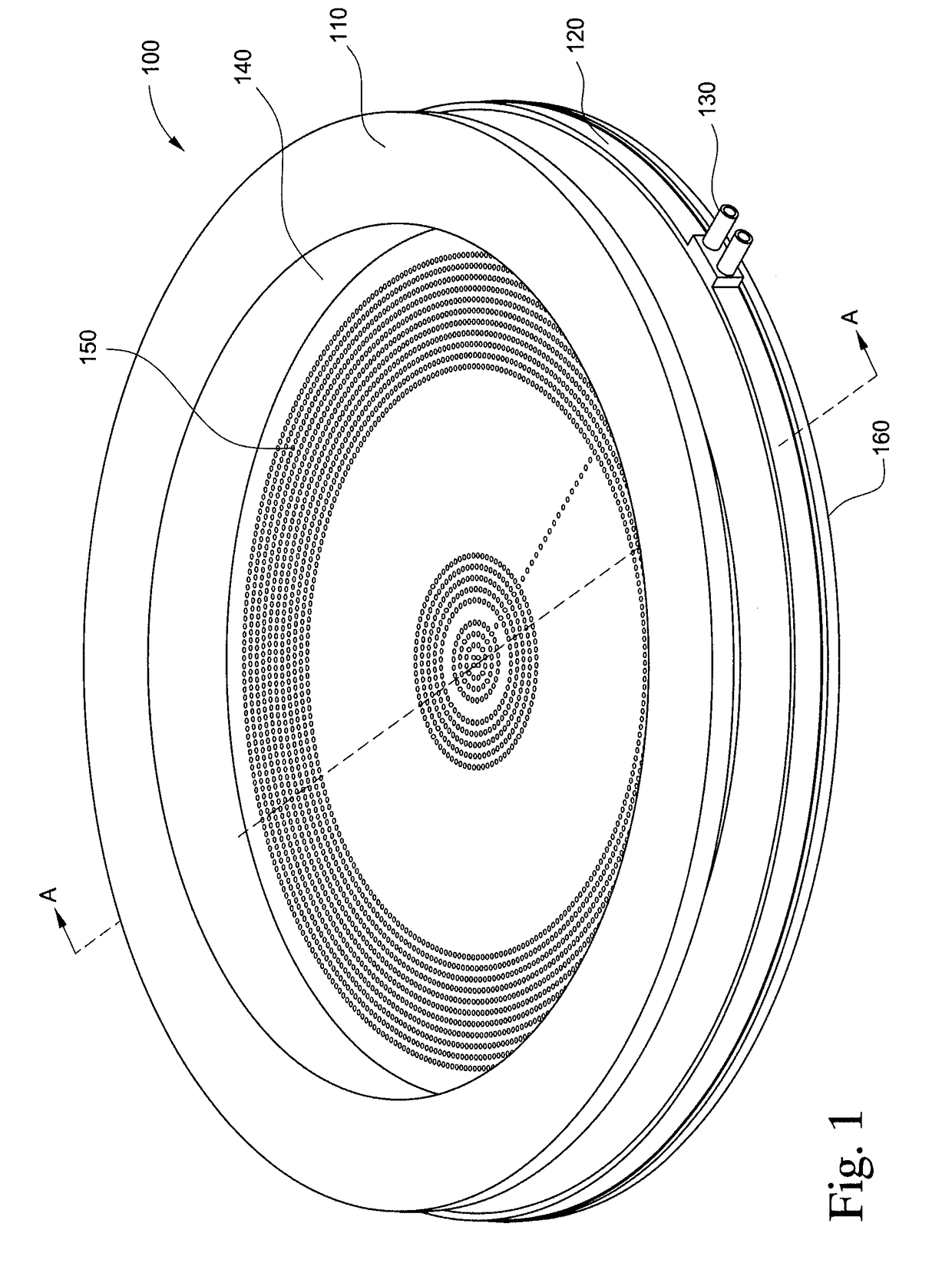 Multi-plate faceplate for a processing chamber