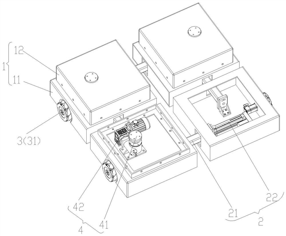 Appearance self-adaptive flexible transfer robot and material management application system