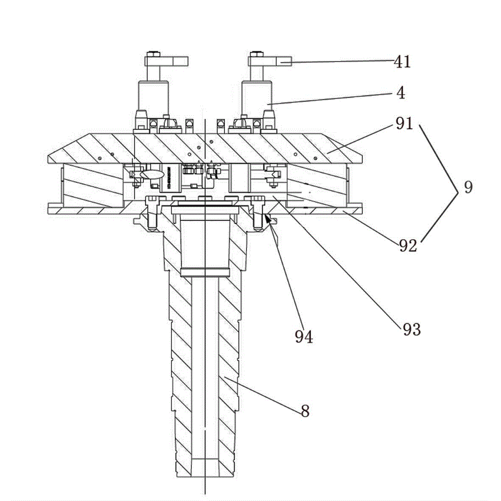 Self-balancing type lathe fixture