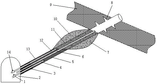 Method for fracturing coal seam by employing high-pressure gas