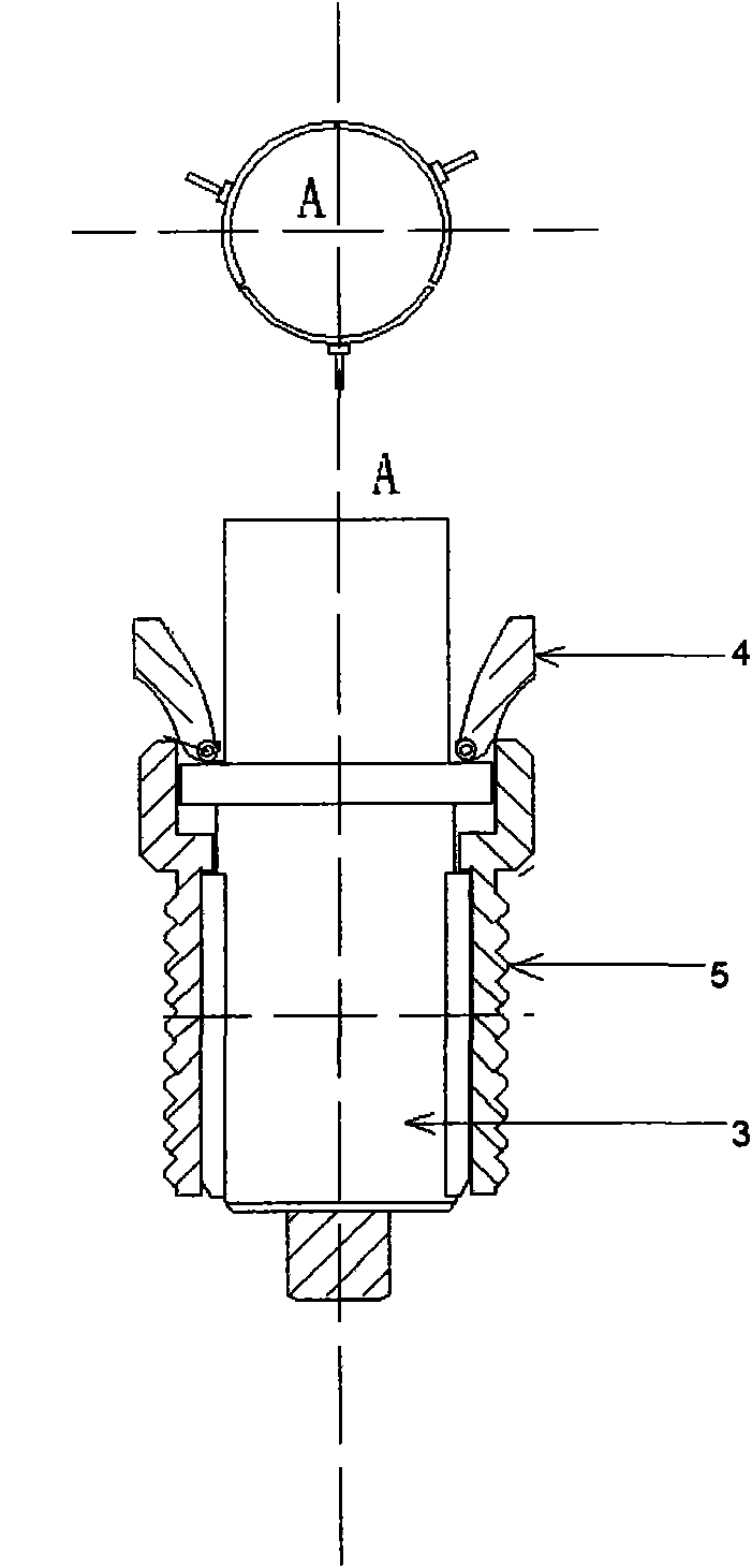 Mop water twisting device