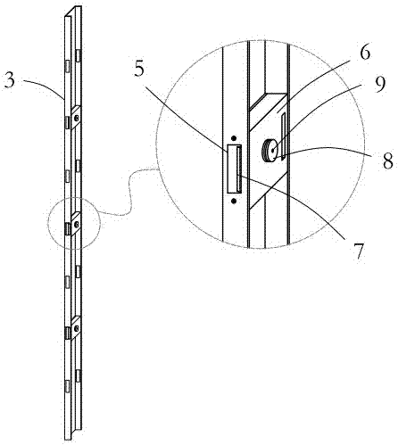 Wall surface leveling system and leveling method