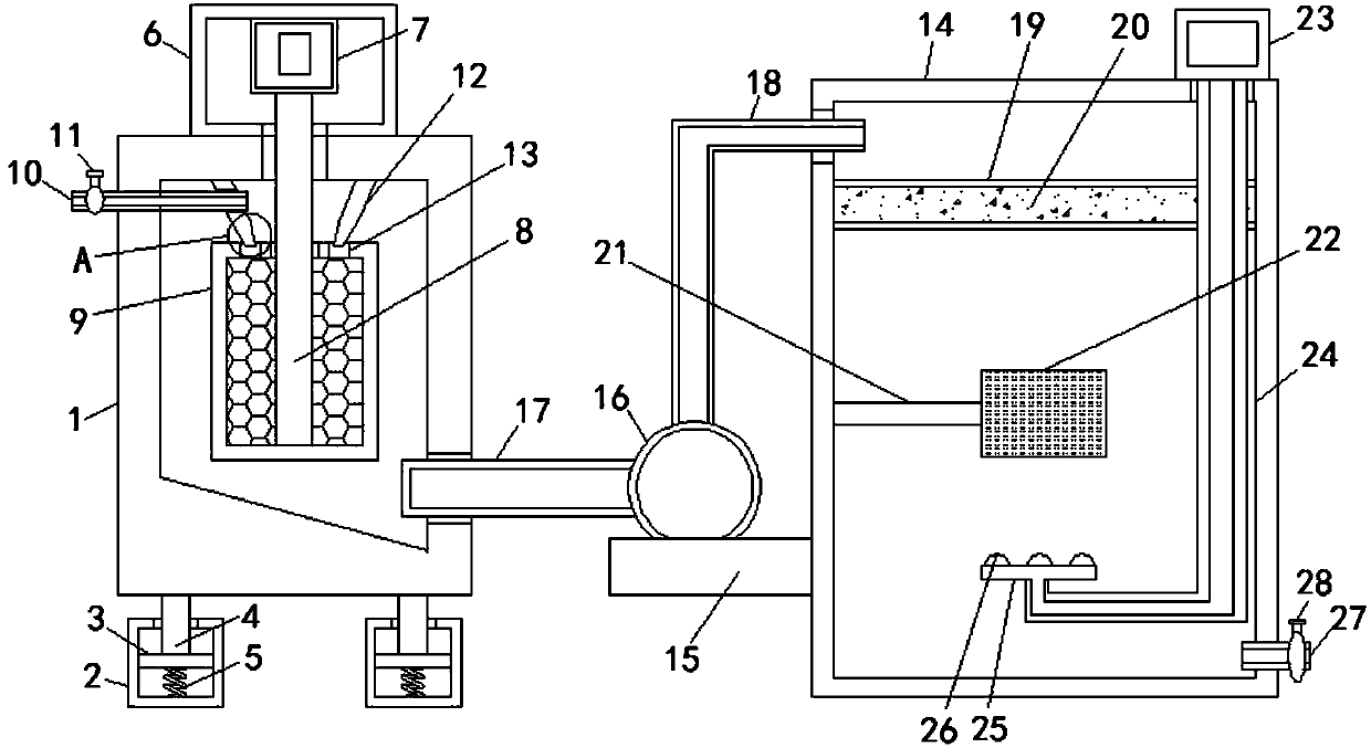 Novel sewage treatment device