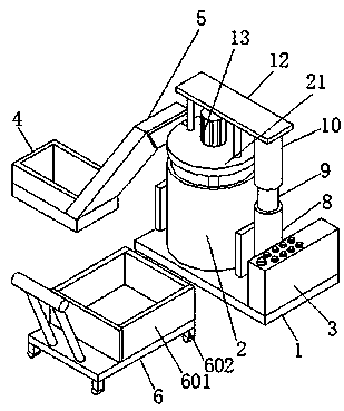 Intelligent building stone stirring device replacing manual operation and placement method