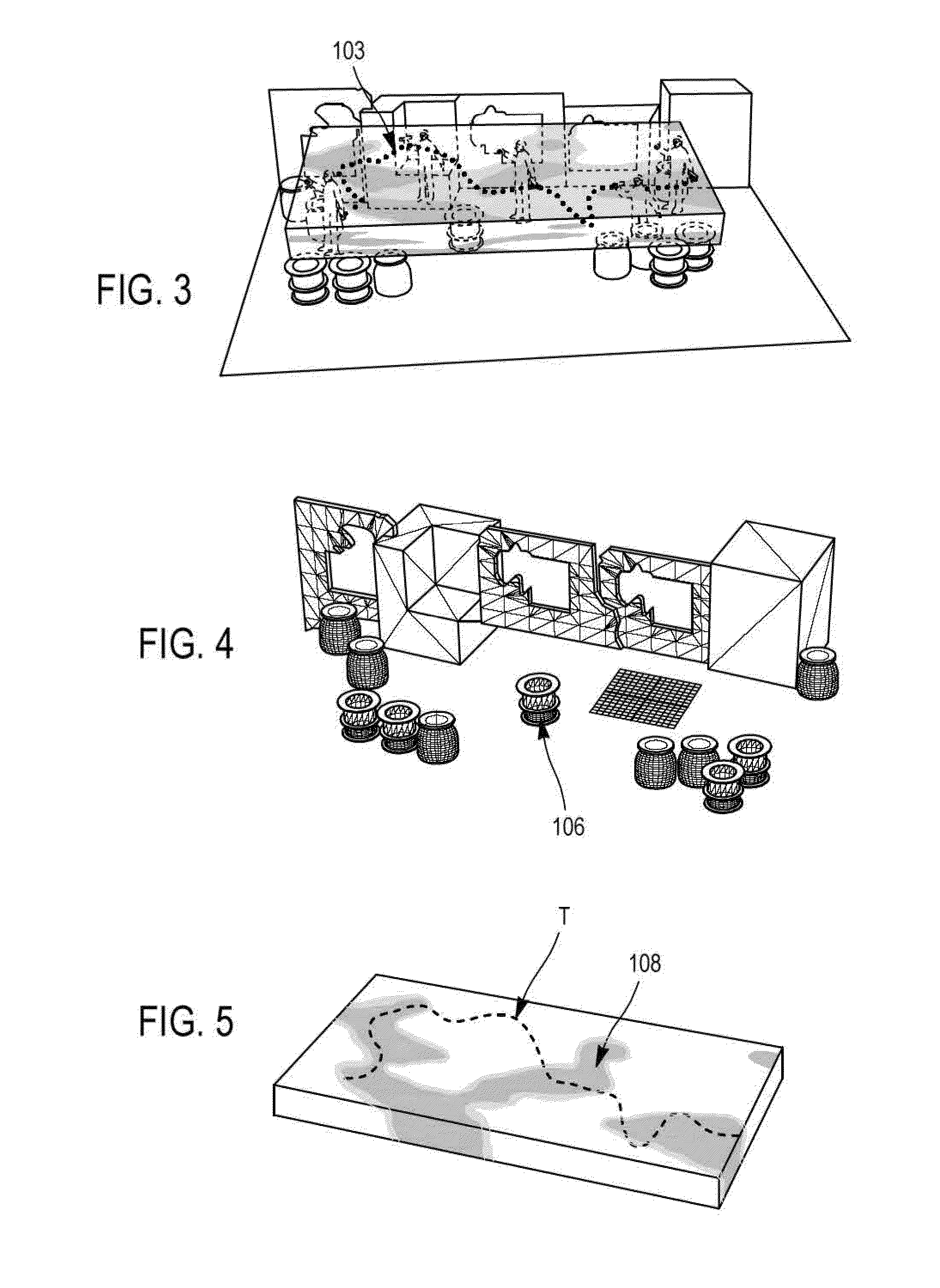 3D topographic and radiological modeling of an environment