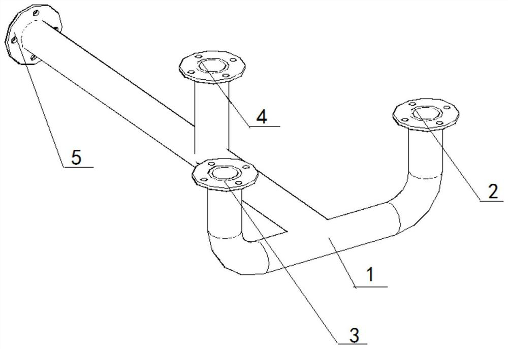 Chemical tanker deck unit header area pipeline installation precision control method