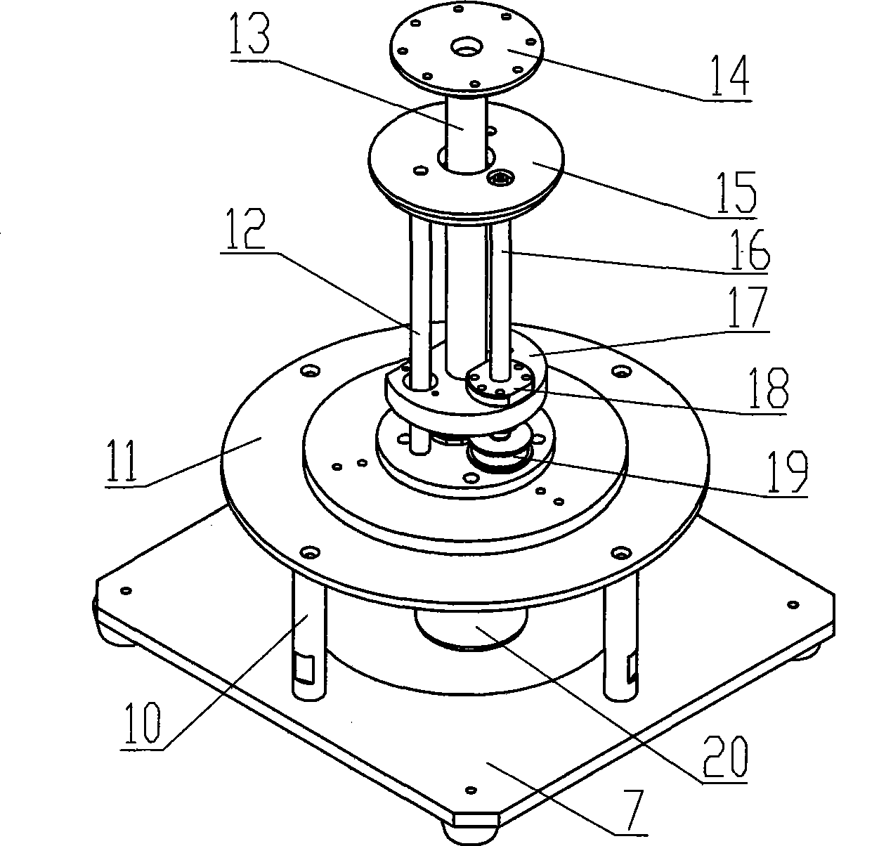 Parallel polymerization synthesis device